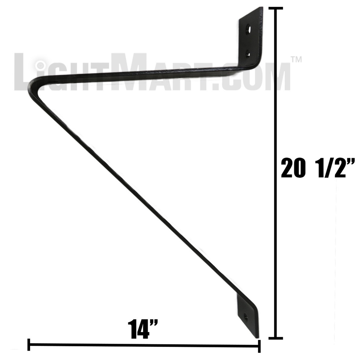 Side Angle Wall Mount Bracket