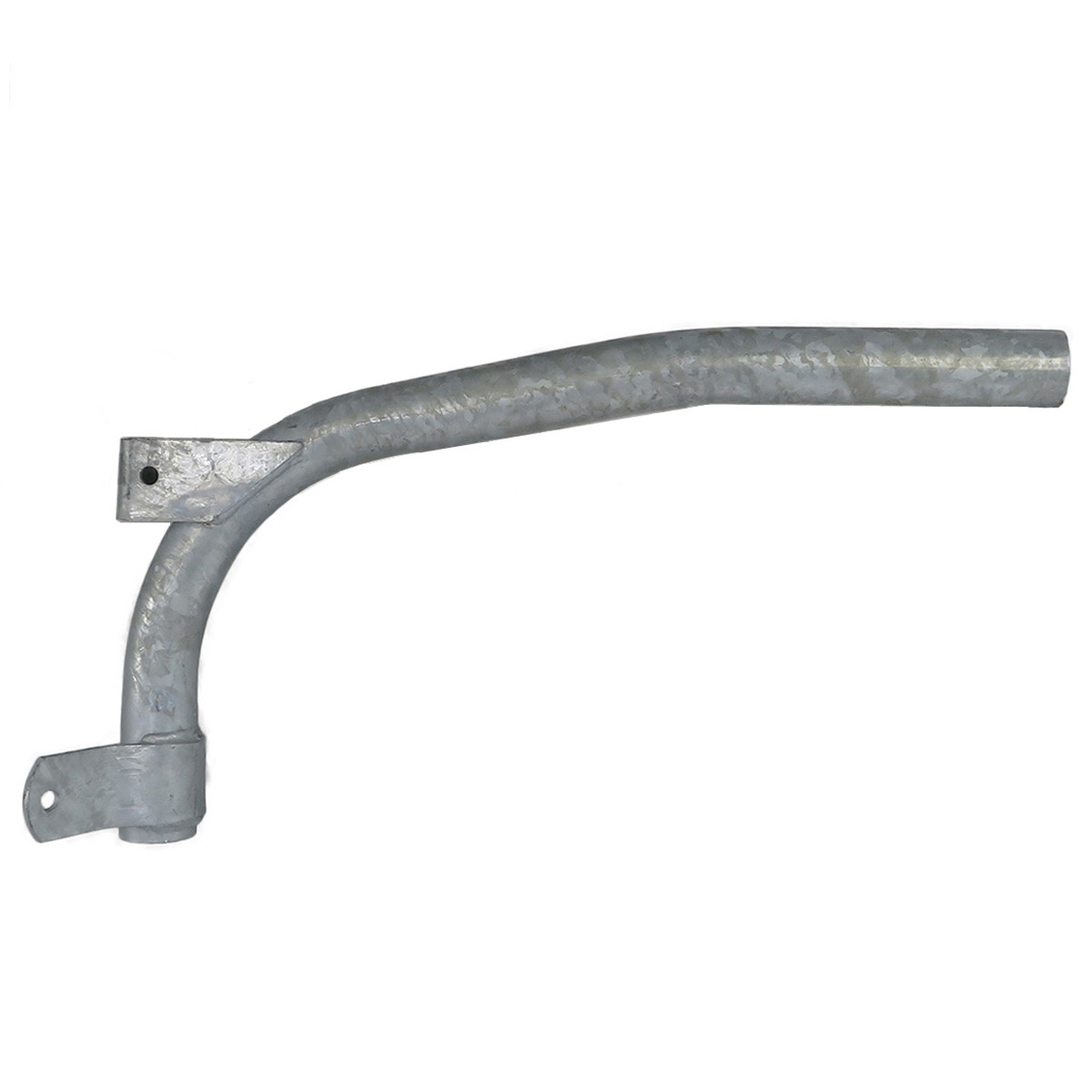 steel_cantilever_bracket_with_2.6_foot_length__74880.1622631362.jpg 2 Foot 6 Inch Cantilever Style Wood Pole Bracket, 2 Inch Diameter Steel Pipe - SeeLight LED Lighting
