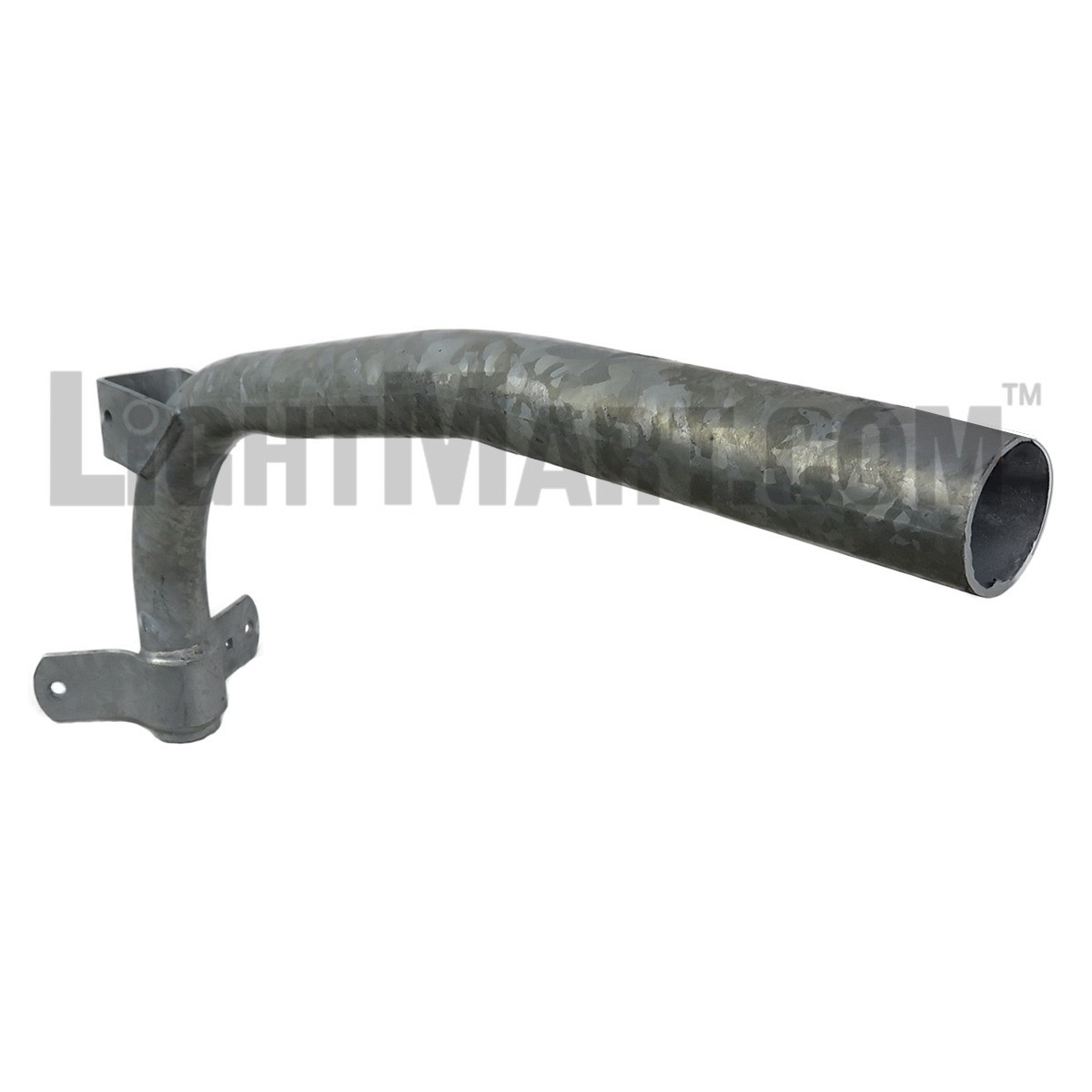 cantilever_bracket_steel_2.6_foot_dynamic_view__73121.1622631292.jpg 2 Foot 6 Inch Cantilever Style Wood Pole Bracket, 2 Inch Diameter Steel Pipe