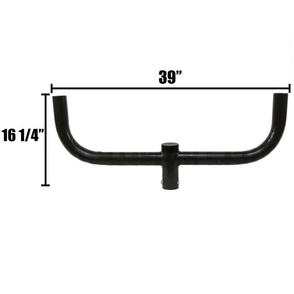 bullhorn_2_arms_side_dimensions_1__88376.1622630655.jpg Steel Bullhorn with 2 Arms at 180 Degrees