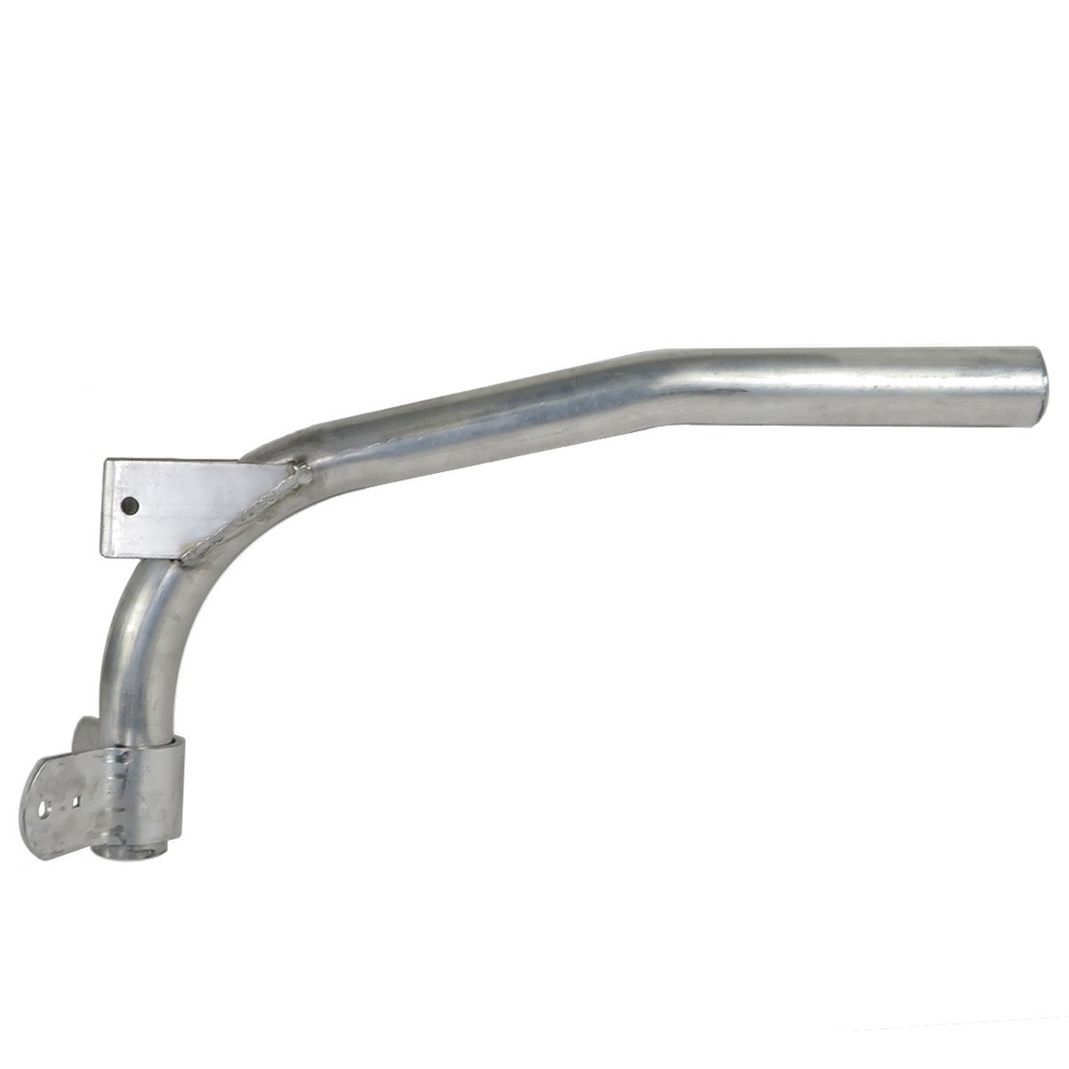 cantelever_bracket_with_2.6_foot_lenght__19266.1622631462.jpg 2.6 Foot Cantilever Style Wood Pole Bracket, 2 inch Diameter Aluminum Pipe - SeeLight LED Lighting