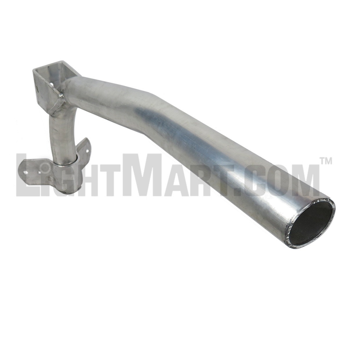 cantilever_bracket_aluminum_2.6_foot_dynamic_view__22714.1622621019.jpg 2.6 Foot Cantilever Style Wood Pole Bracket, 2 inch Diameter Aluminum Pipe