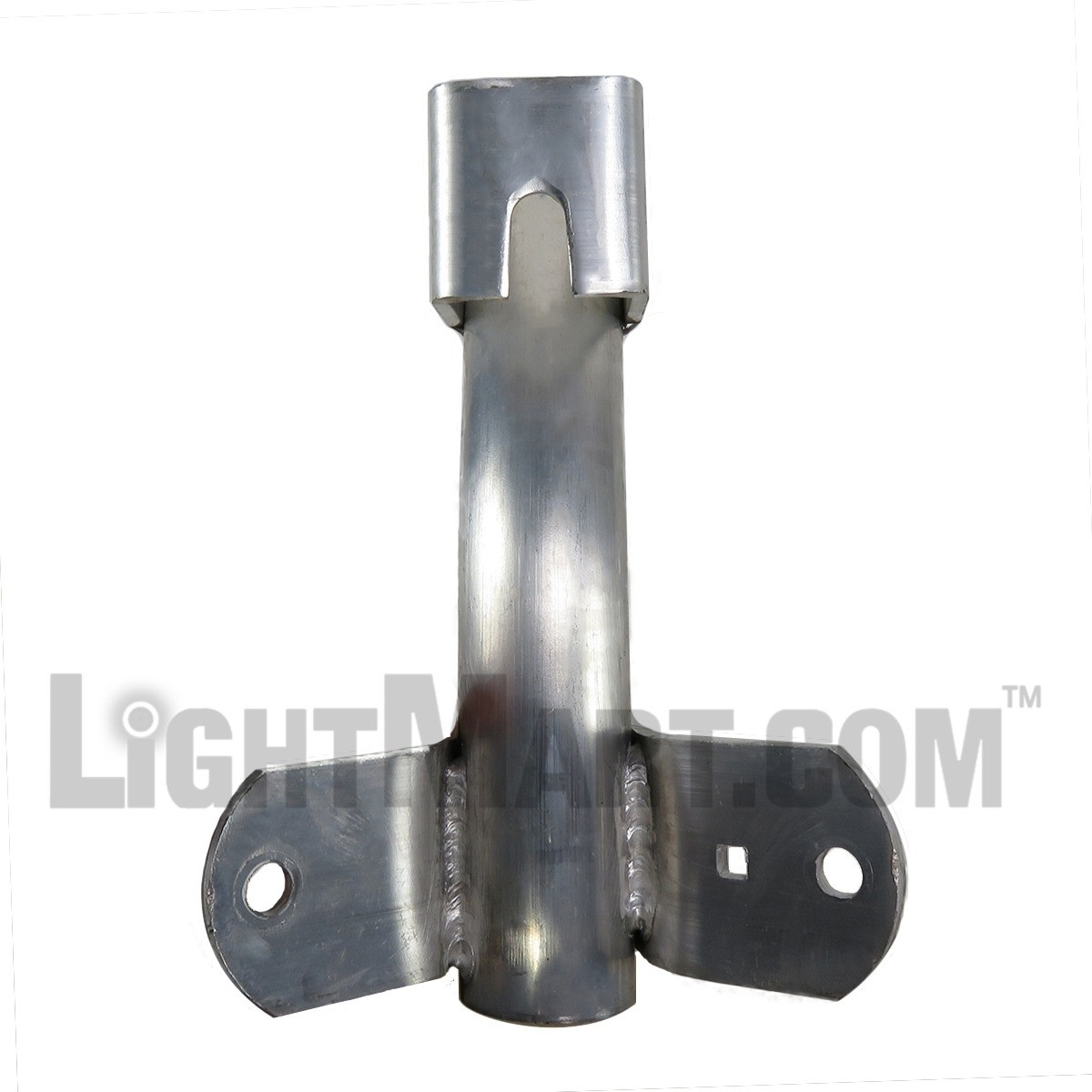cantilever_bracket_aluminum_mount_view__83006.1622621132.jpg 2.6 Foot Cantilever Style Wood Pole Bracket, 2 inch Diameter Aluminum Pipe