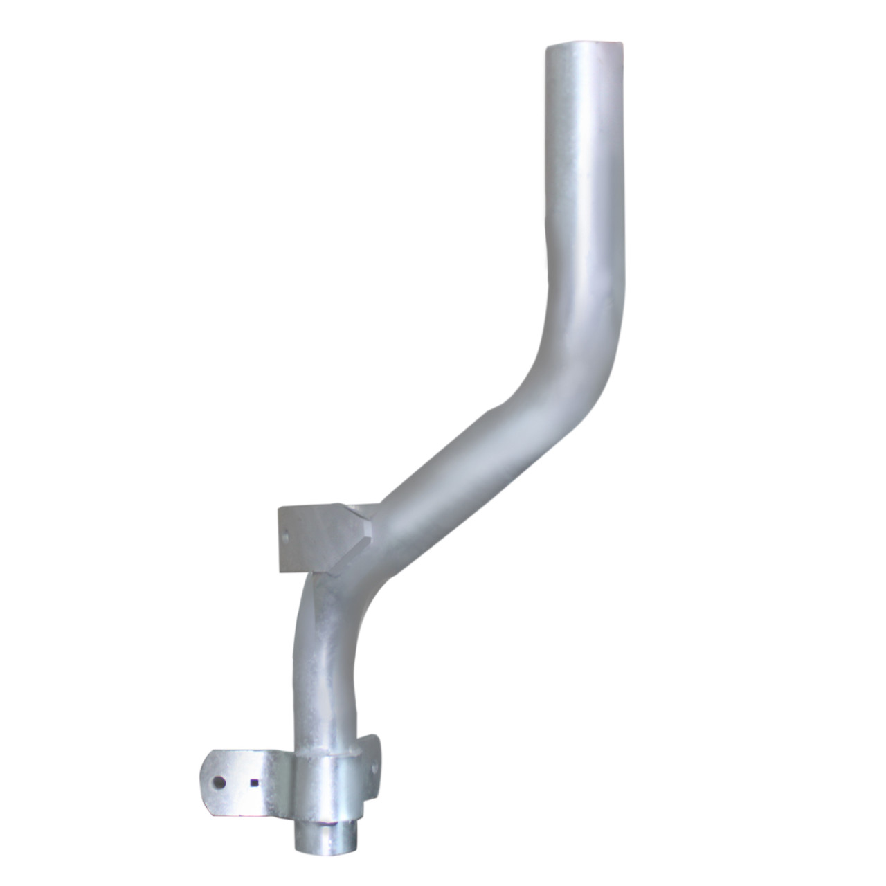 WPB1138-1__82993.1622621183.jpg 18 Inch Single Flood Light Bracket for Wood Poles, 2 Inch Diameter Steel Pipe - SeeLight LED Lighting