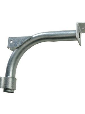 18 Inch Single Cross Arm Wood Pole Bracket, 2 Inch Diameter Steel Pipe - SeeLight LED Lighting