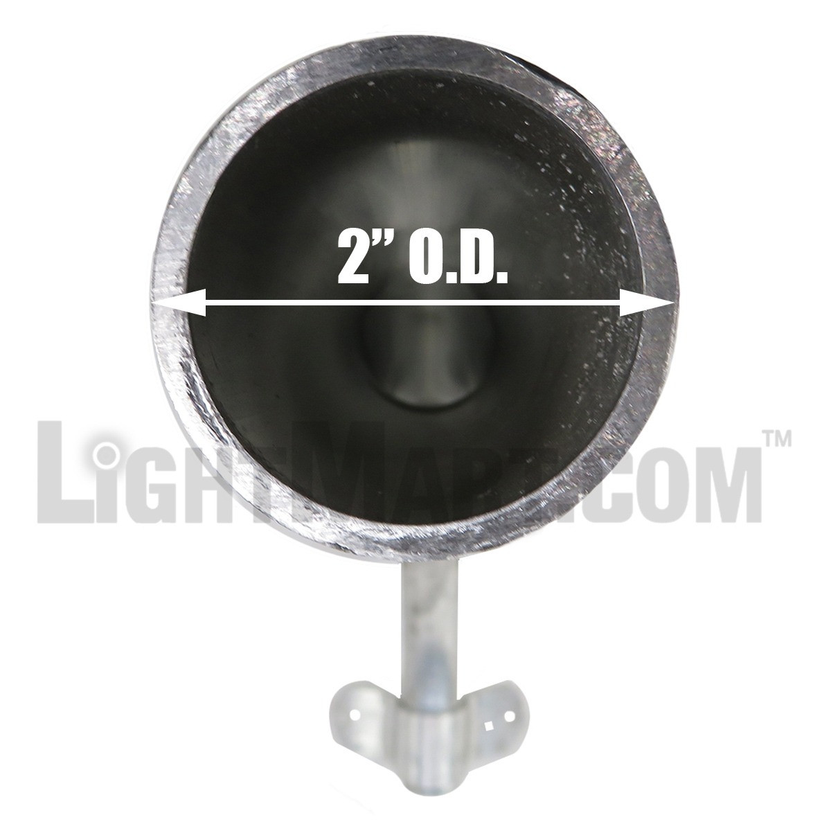 cantilever_bracket_aluminum_2.6_foot_arm_outer_dimension_1__88552.1622630840.jpg 4 Foot Cantilever Style Wood Pole Bracket, 2 Inch Diameter Aluminum Pipe