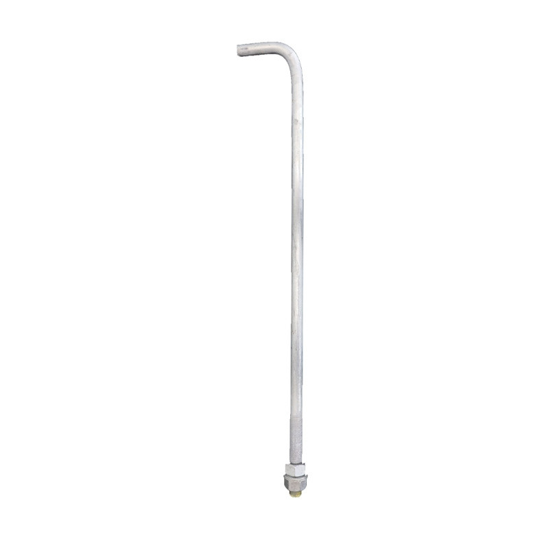 1 x 36 x 4 Inch Galvanized Anchor Bolt Set For Anchor Base Light Poles