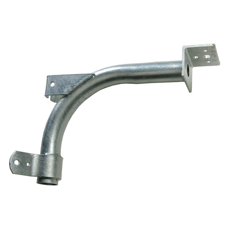 wpb1091detail__02274.1622631391.jpg 30 Inch Single Cross Arm Wood Pole Bracket, 2 Inch Diameter Steel Pipe - SeeLight LED Lighting