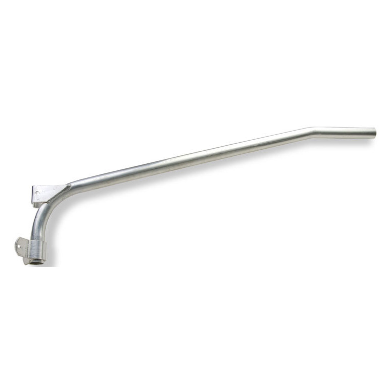 8 Foot Cantilever Style Wood Pole Bracket, 2 Inch Diameter Aluminum Pipe - SeeLight LED Lighting