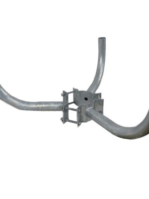 3 Arm Wrap Around Bracket for Wood Poles with 10-13 inch Diameter, with Arms at 120 Degrees - SeeLight LED Lighting