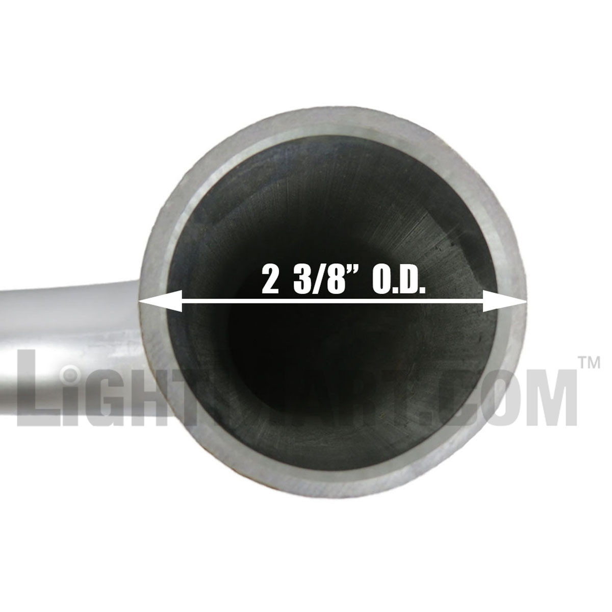 Aluminum Bullhorn with 2 Arms at 180 Degrees