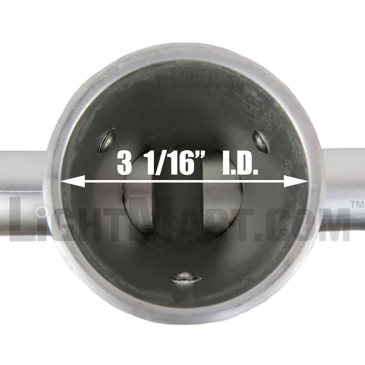 Aluminum Bullhorn with 2 Arms at 180 Degrees