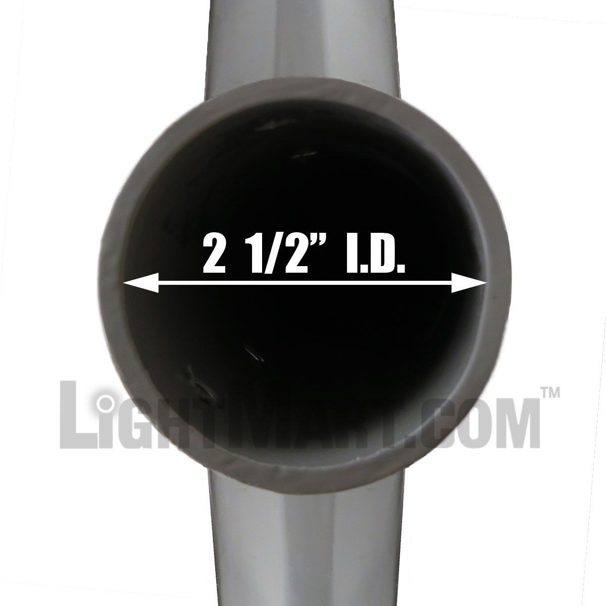 two_arm_upsweep_bracket_bottom_inner_dimension__64102.1622629918.jpg Upsweep Pole Top Bracket with 2 Arms, 4 Feet at 180 Degrees, Fits 2-3/8 Inch Tenon