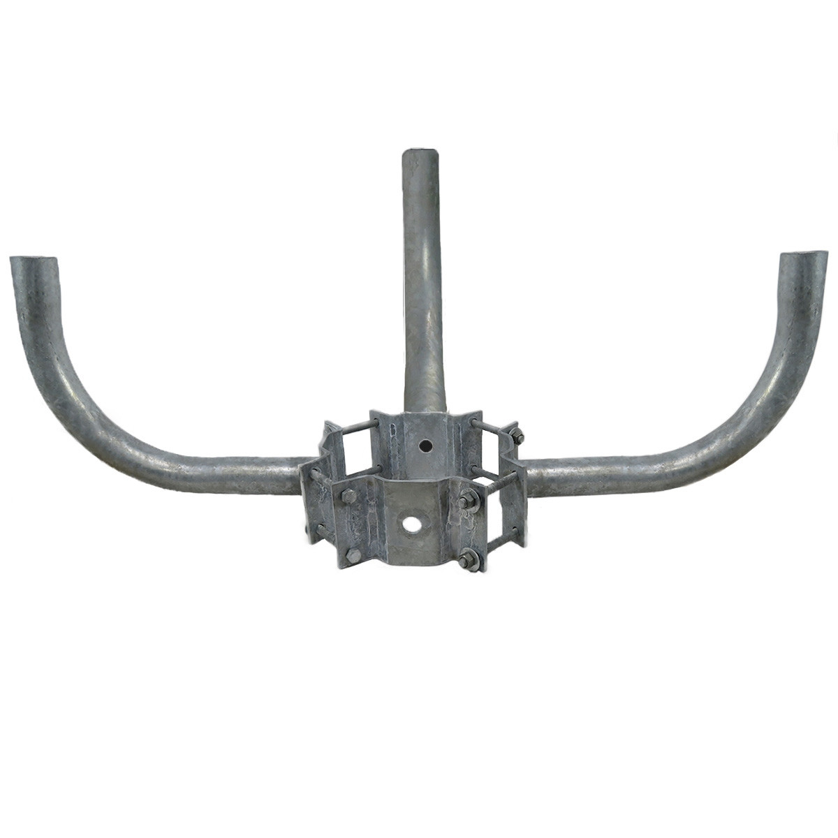 wrap_around_bracket_for_wood_poles_with_3_arms_at_90_degrees__99073.1622631516.jpg 3 Arm Wrap Around Bracket for Wood Poles with 7-10 Inch Diameter, Arms at 90 Degrees - SeeLight LED Lighting