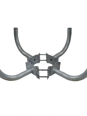 4 Arm Wrap Around Bracket for Wood Poles with 10-13 inch Diameter - SeeLight LED Lighting