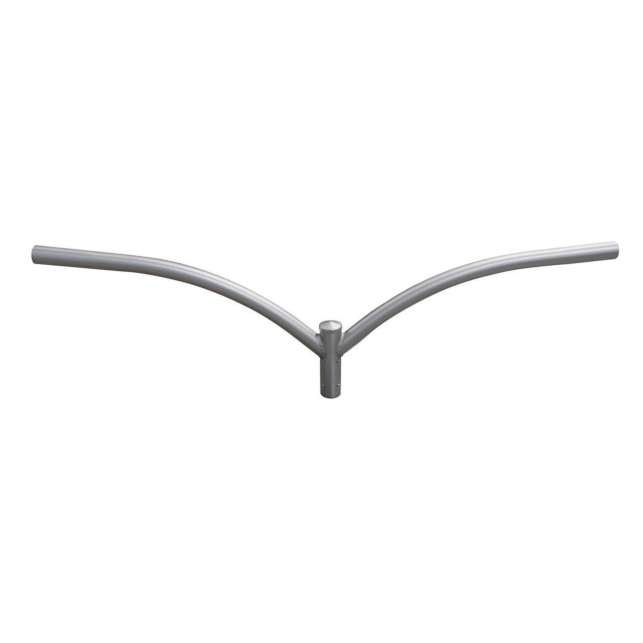 Aluminum Upsweep Top Bracket with Double 4-Foot Arm, Fits over a 2 3/8-inch Tenon - SeeLight LED Lighting