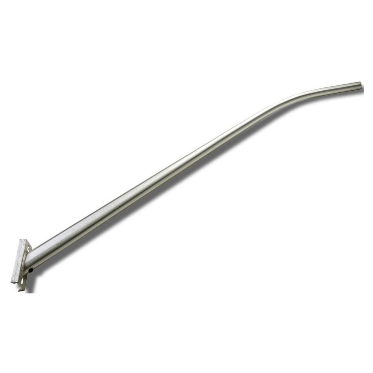 wpb1100detail__76154.1622630604.jpg 8 Foot Elliptical Bracket for Wood Poles, 2 Inch Diameter Aluminum Pipe - SeeLight LED Lighting