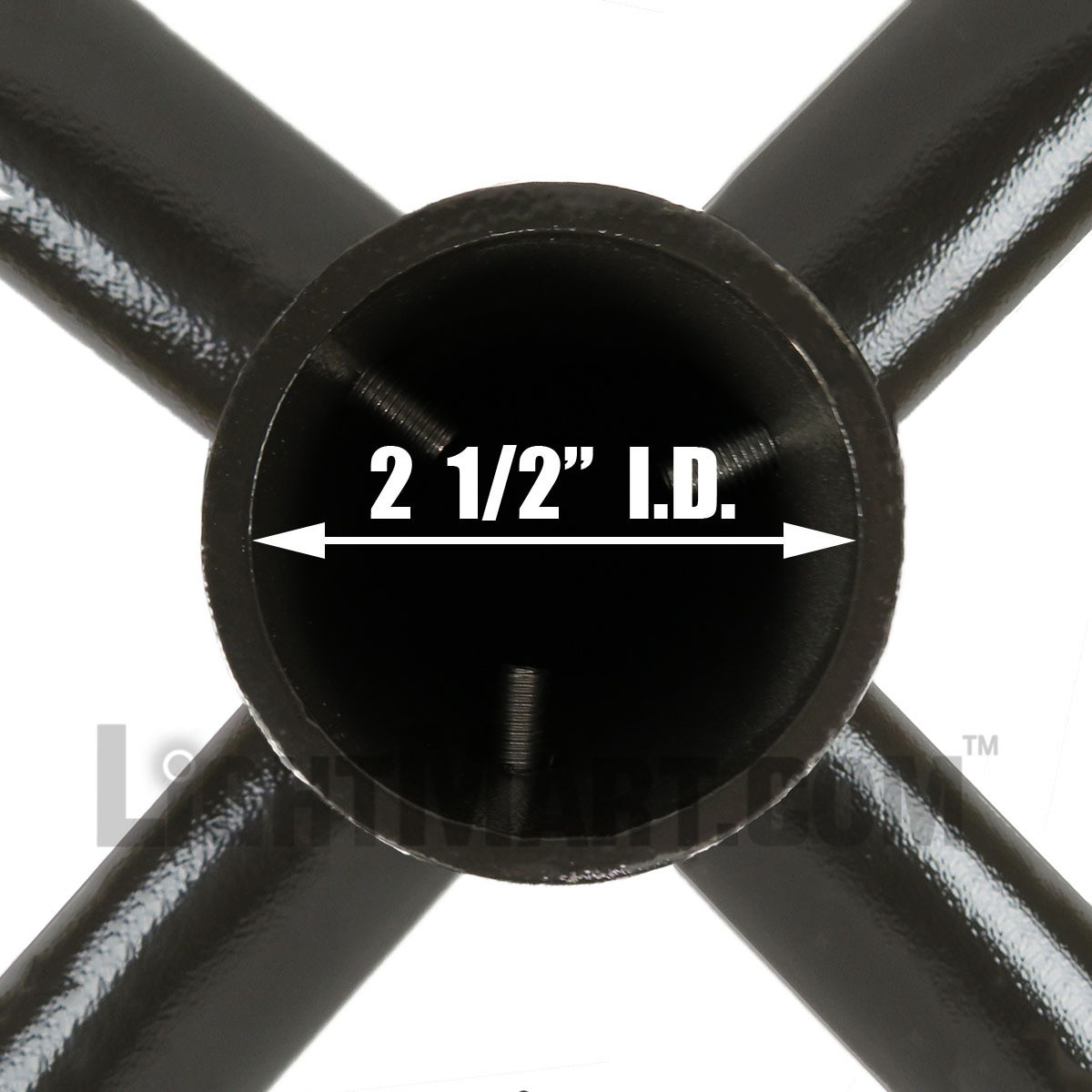 Steel Bullhorn with 4 Arms at 90 Degrees