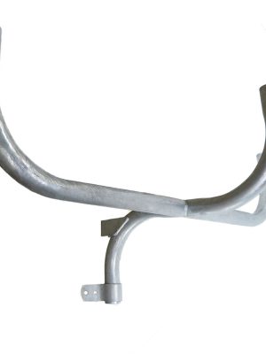 Triple Flood Light Bracket for Wood Poles, 2 Inch Diameter Steel Pipe - SeeLight LED Lighting