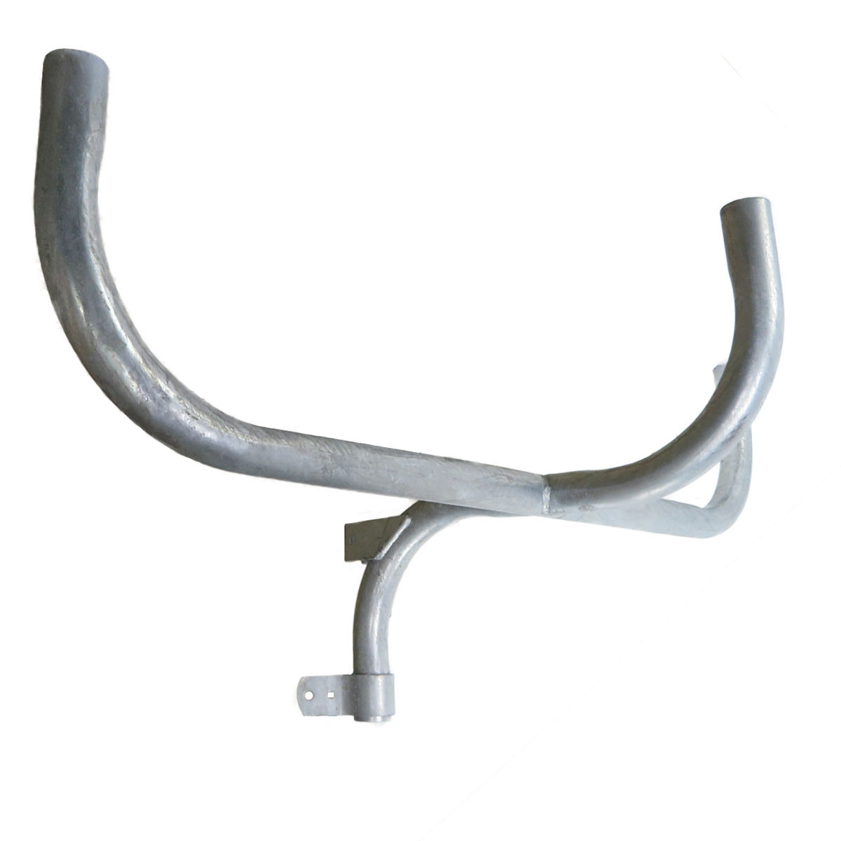 flood_light_bracket_with_3_heads__93656.1622630668.jpg Triple Flood Light Bracket for Wood Poles, 2 Inch Diameter Steel Pipe - SeeLight LED Lighting