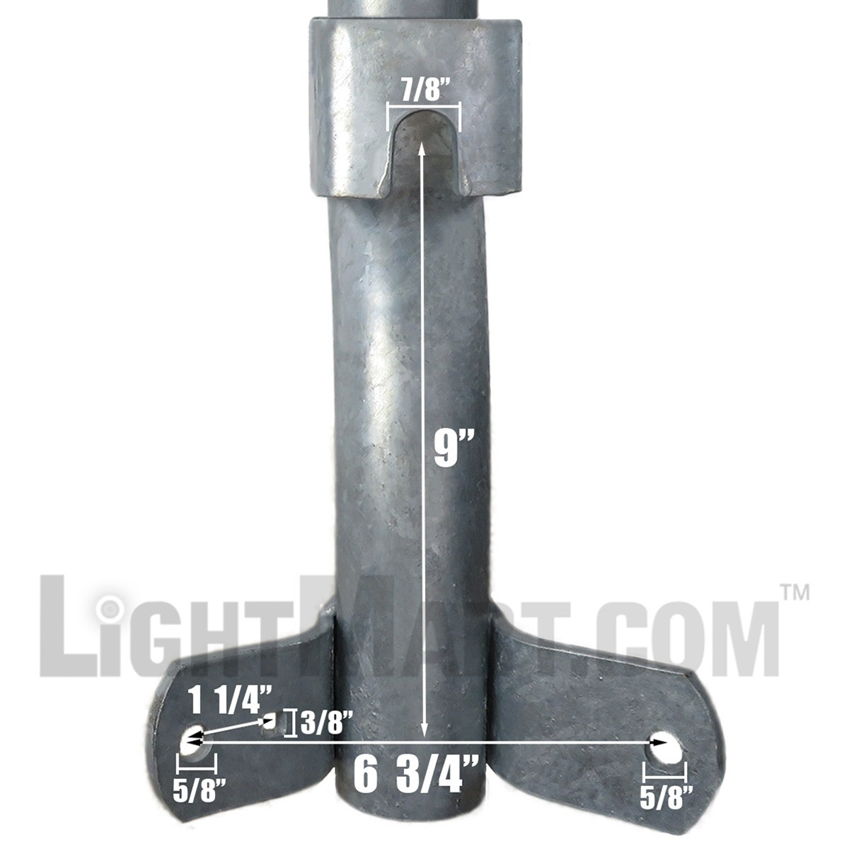 img_1218_1__49962.1622631332.jpg Triple Flood Light Bracket for Wood Poles, 2 Inch Diameter Steel Pipe