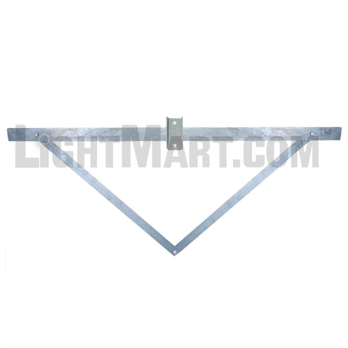 Four Light Sports Lighting Bracket with Underbraces