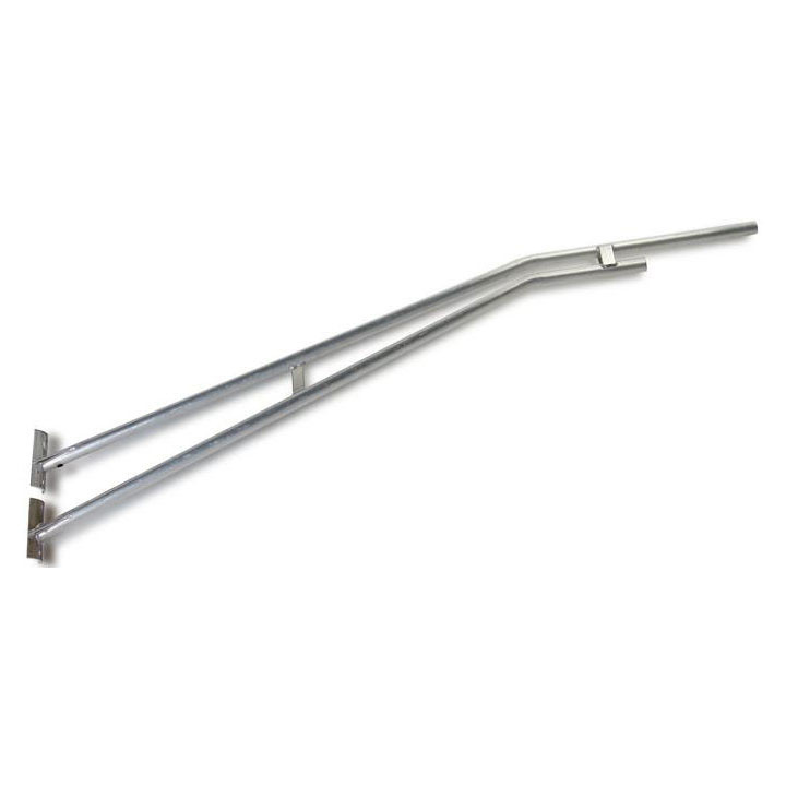 aluminumtrussbracketsdetail_1__91748.1622620021.jpg 10 Foot Aluminum Truss Wood Pole Bracket, 3 Inch Diameter Aluminum Pipe - SeeLight LED Lighting
